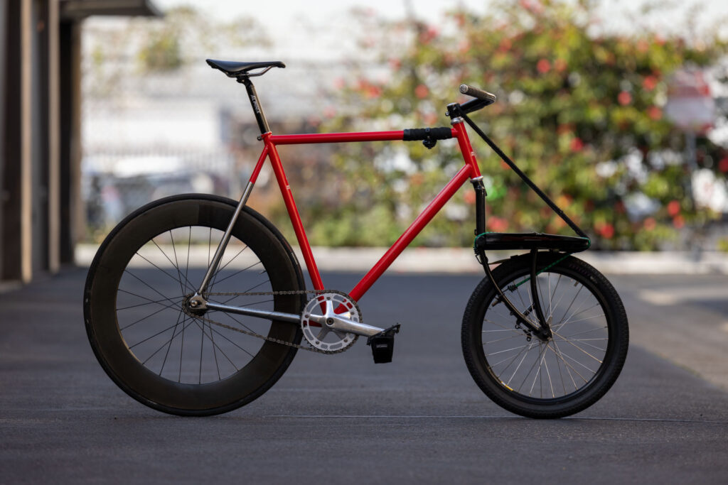 Leo's Clydesdale Cargo Fork Build – Dropped Chain